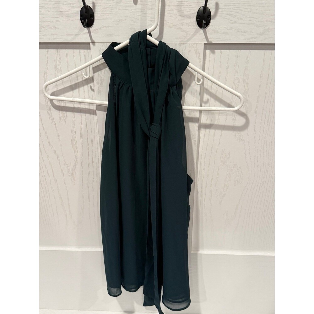 Express green halter tank top dressy size medium NEW NWT